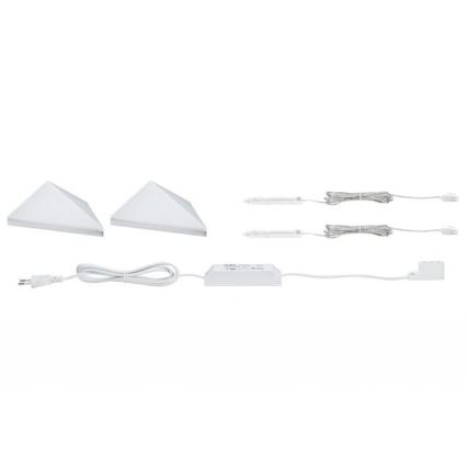 Paulmann 93584 - SETTI 2xLED/6,2W IP44 Huonekalujen valaistus KITE 230V