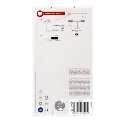 Paulmann 93591 - LED/2,5W Kattovalo GLINT 230V