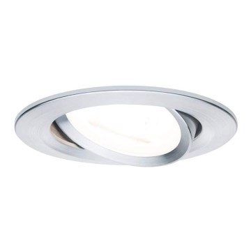Paulmann 93602 - LED GU10 / 7W IP23 himmennettävä ja upotettava kylpyhuoneen valo NOVA 230V