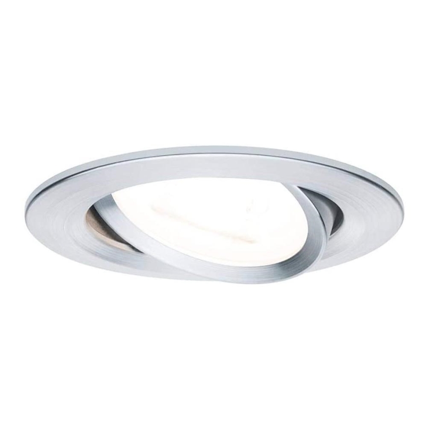 Paulmann 93602 - LED GU10 / 7W IP23 himmennettävä ja upotettava kylpyhuoneen valo NOVA 230V