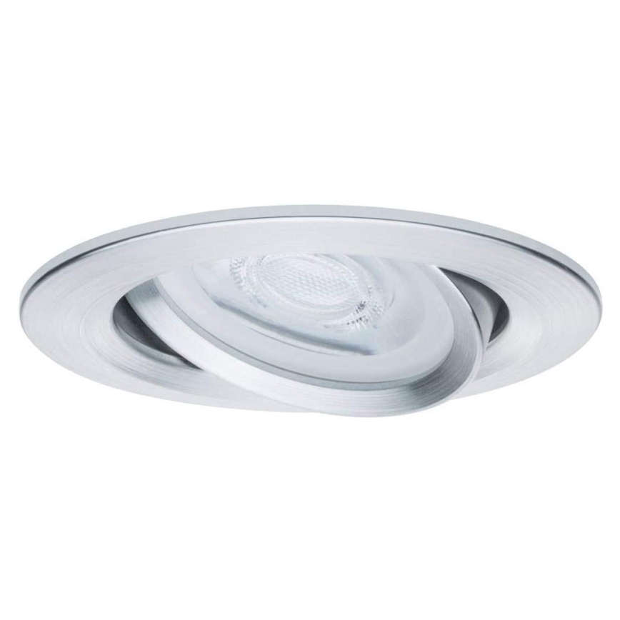 Paulmann 93602 - LED GU10 / 7W IP23 himmennettävä ja upotettava kylpyhuoneen valo NOVA 230V