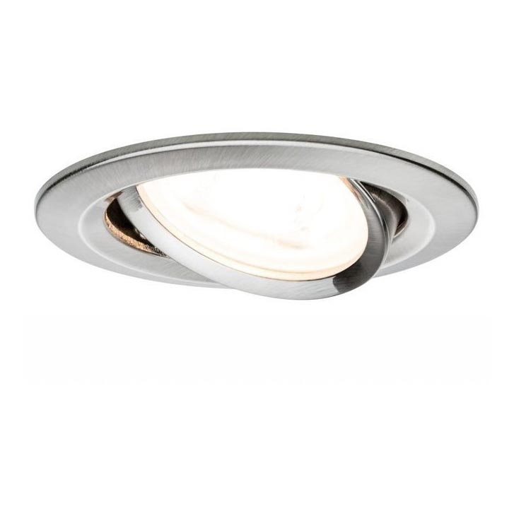 Paulmann 93603 - Upotettava spottivalo kylpyhuoneeseen NOVA LED-GU10/7W IP23 230V