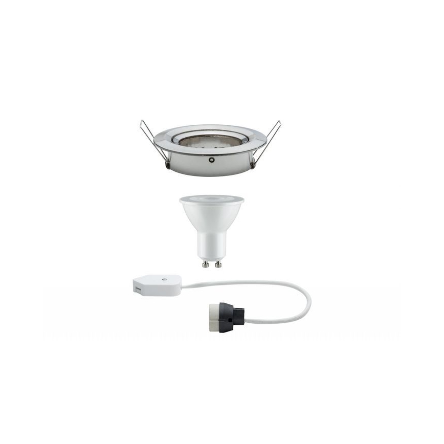 Paulmann 93603 - Upotettava spottivalo kylpyhuoneeseen NOVA LED-GU10/7W IP23 230V