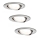 Paulmann 93607 - SETTI 3x LED GU10 / 7W IP23 himmennettävä kylpyhuoneen valo NOVA 230V