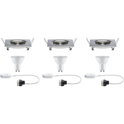 Paulmann 93615 - SETTI 3x LED/7W IP44 Himmennettävä kylpyhuoneen kattovalaisin
