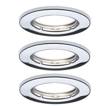 Paulmann 93853 - SETTI 3xLED-GU10/4,5W Upotettu valo STARR 230V
