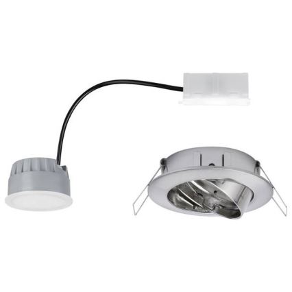 Paulmann 93963 - LED/7W IP23 Kylpyhuoneen himmennettävä upotettava valo COIN 230V