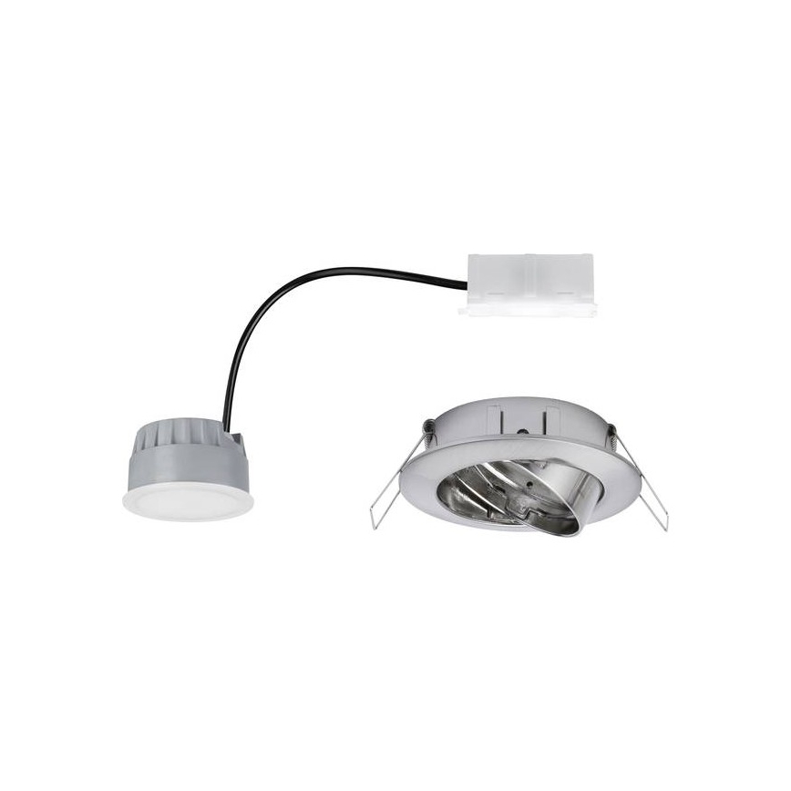 Paulmann 93963 - LED/7W IP23 Kylpyhuoneen himmennettävä upotettava valo COIN 230V