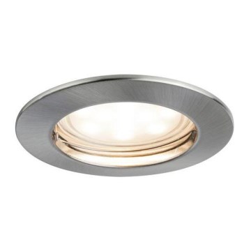 Paulmann 93975 - LED/6,8W IP44 Kylpyhuoneen upotettava valo COIN 230V