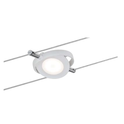 Paulmann 94106 - SARJA 6xLED/4W Kohdevalaisin köysijärjestelmään ROUNDMAC 230V valkoinen