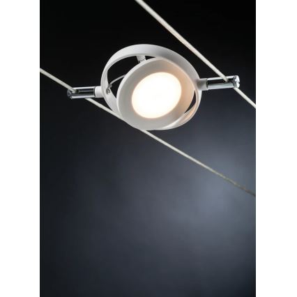 Paulmann 94106 - SETTI 6xLED/4W Kohdevalo johtosysteemiin ROUNDMAC 230V valkoinen