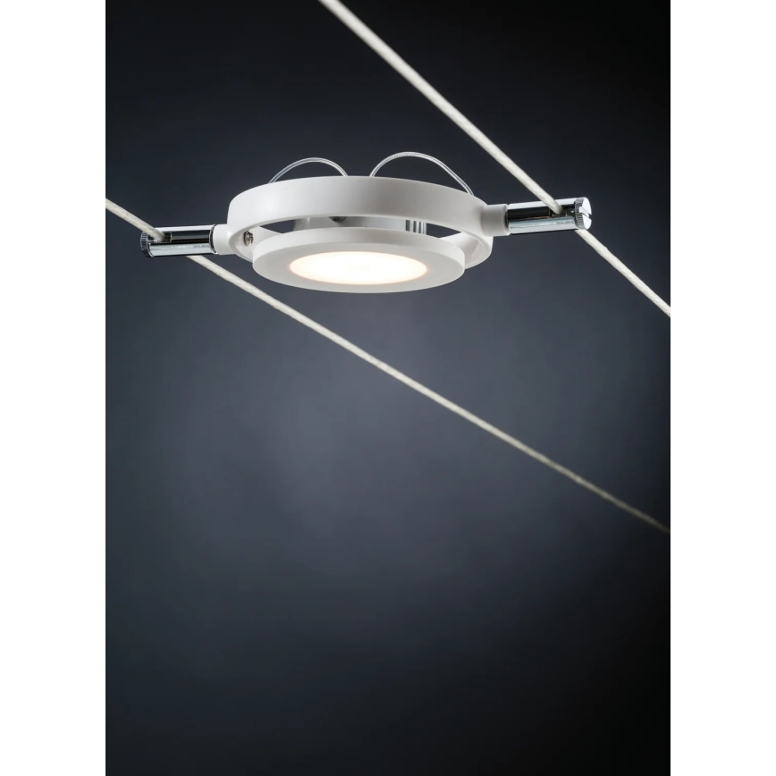 Paulmann 94106 - SETTI 6xLED/4W Kohdevalo johtosysteemiin ROUNDMAC 230V valkoinen