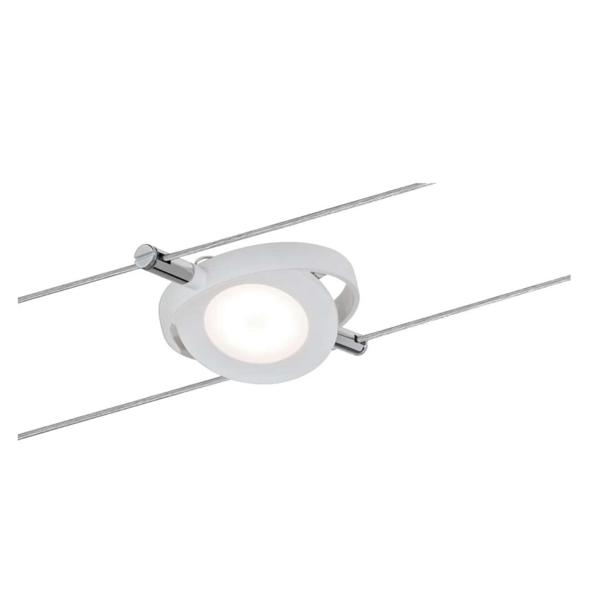 Paulmann 94106 - SETTI 6xLED/4W Kohdevalo johtosysteemiin ROUNDMAC 230V valkoinen