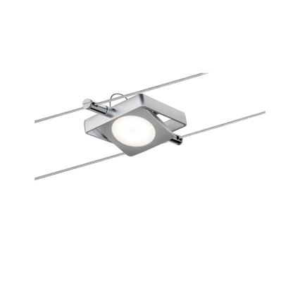 Paulmann 94108 - SETTI 5xLED/4,3W Kohdevalo kiskojärjestelmään MAC 230V mattakromi