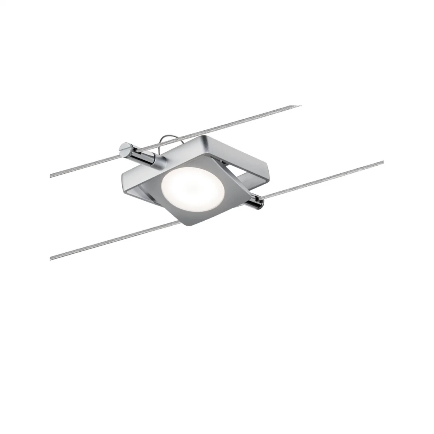 Paulmann 94108 - SETTI 5xLED/4,3W Kohdevalo kiskojärjestelmään MAC 230V mattakromi