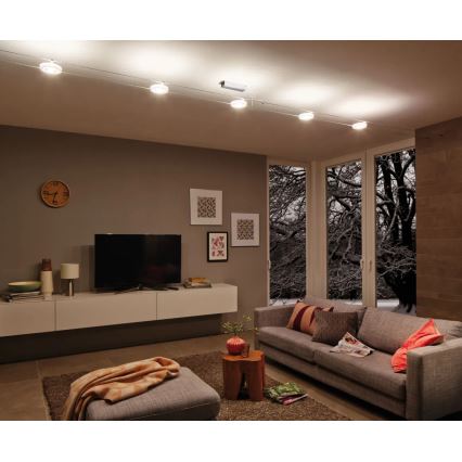 Paulmann 94109 - SARJA 5xLED/4,3W Kohdevalaisin lankajärjestelmään MAC 230V