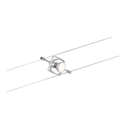 Paulmann 94133 - SETTI 5xGU5,3/10W Kohdevalo johtosysteemiin MAC 230V mattakromi