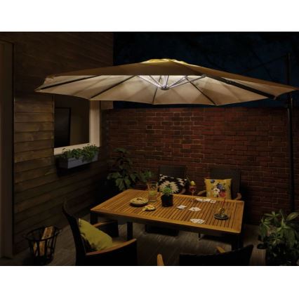 Paulmann 94208 - LED/1,8W Aurinkovarjon valaistus PARASOL 5V/USB 1,6m
