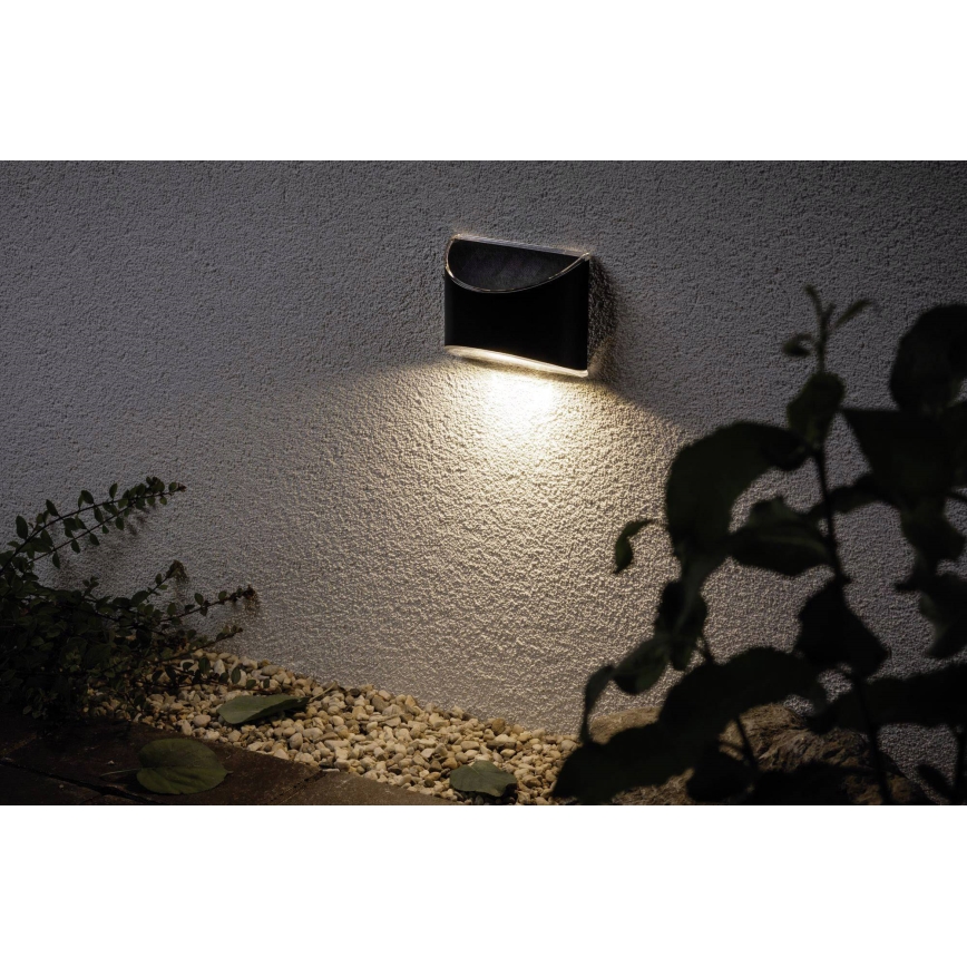 Paulmann 94233 - LED/0,05W IP44 Aurinkokenno seinävalo ELLIOT 1,2V