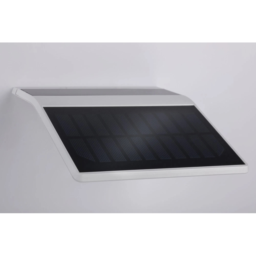 Paulmann 94244 - LED/1,2W IP44 Aurinkokäyttöinen seinävalaisin anturilla YOKO 3,7V 1800 mAh valkoinen