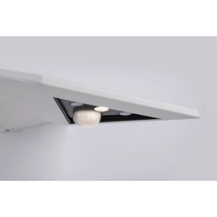 Paulmann 94244 - LED/1,2W IP44 Aurinkokäyttöinen seinävalaisin anturilla YOKO 3,7V 1800 mAh valkoinen