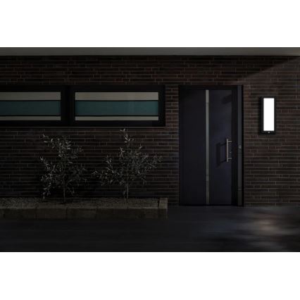 Paulmann 94256_1 - LED/10W IP44 Ulkokattovalo anturilla 230V