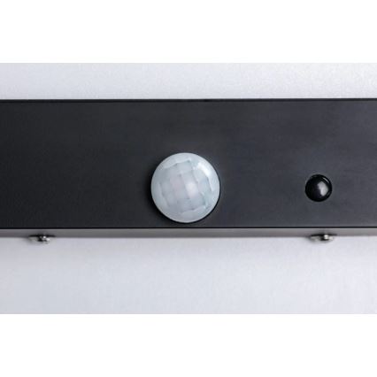 Paulmann 94256_1 - LED/10W IP44 Ulkokattovalo anturilla 230V