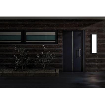 Paulmann 94257_1 - LED/19W IP44 Ulkokattovalo anturilla 230V