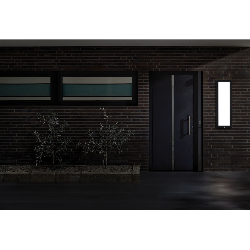 Paulmann 94257_1 - LED/19W IP44 Ulkokäyttöön tarkoitettu kattovalaisin anturilla 230V