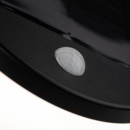 Paulmann 94265 - LED/3W IP44 Ulkokäyttöön tarkoitettu aurinkokäyttöinen valaisin liiketunnistimella HELENA 3,7V 1800 mAh