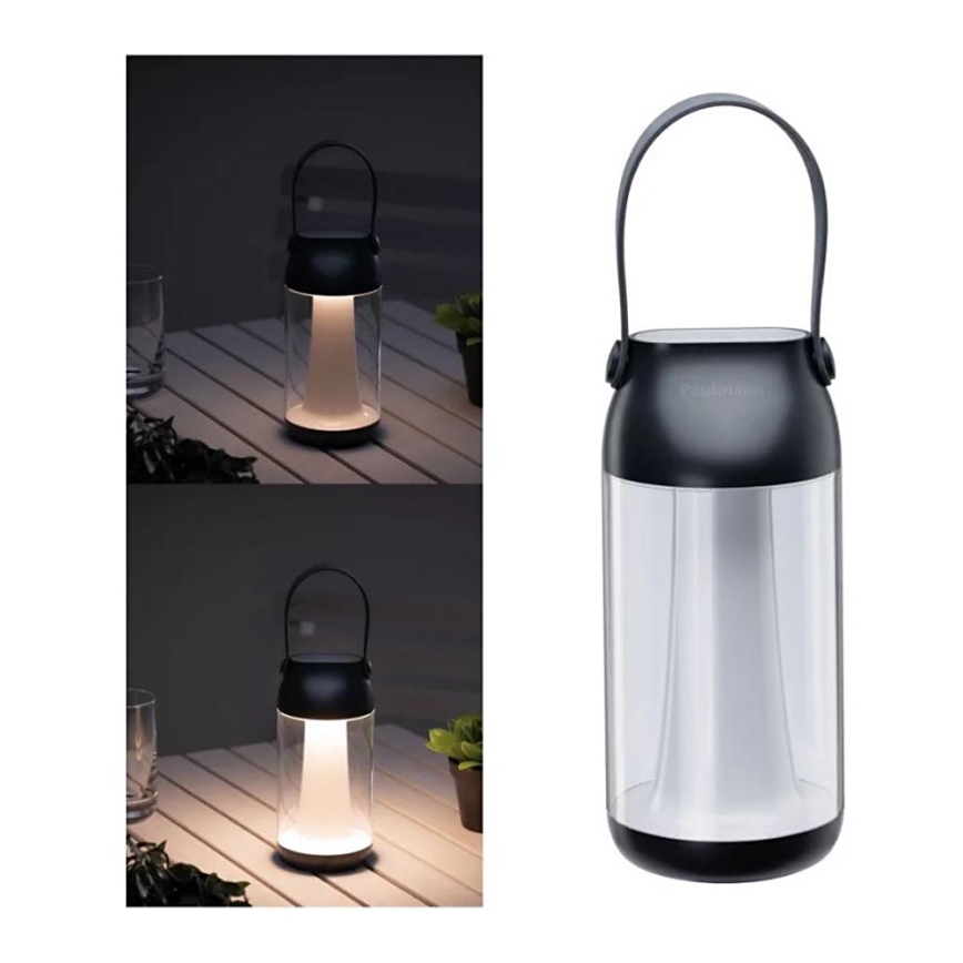 Paulmann 94267 - LED/1,3W IP44 Ulkotila himmennettävä lamppu CUPULINO 5V 2000 mAh