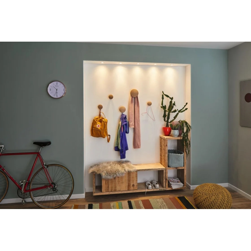 Paulmann 94292 - LED/4W IP23 Kylpyhuoneen upotettu valo COIN 230V