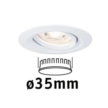 Paulmann 94292 - LED/4W IP23 Kylpyhuoneen upotettu valo COIN 230V