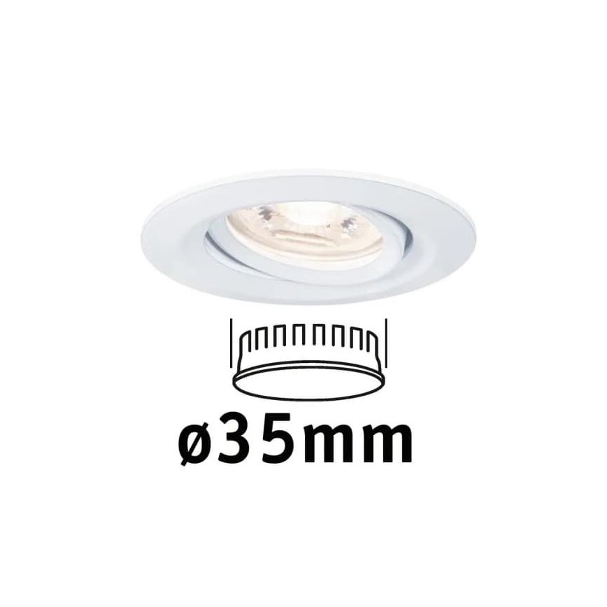 Paulmann 94292 - LED/4W IP23 Kylpyhuoneen upotettu valo COIN 230V