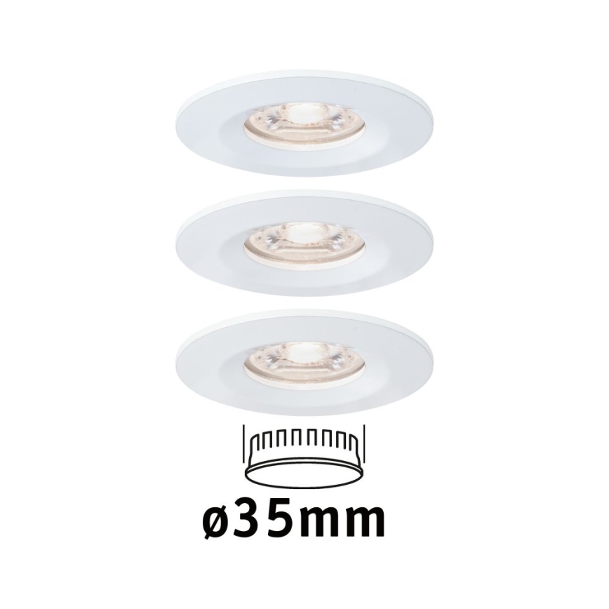 Paulmann 94299 - SETTI 3xLED/4W IP44 Kylpyhuoneen upotettu valo NOVA 230V