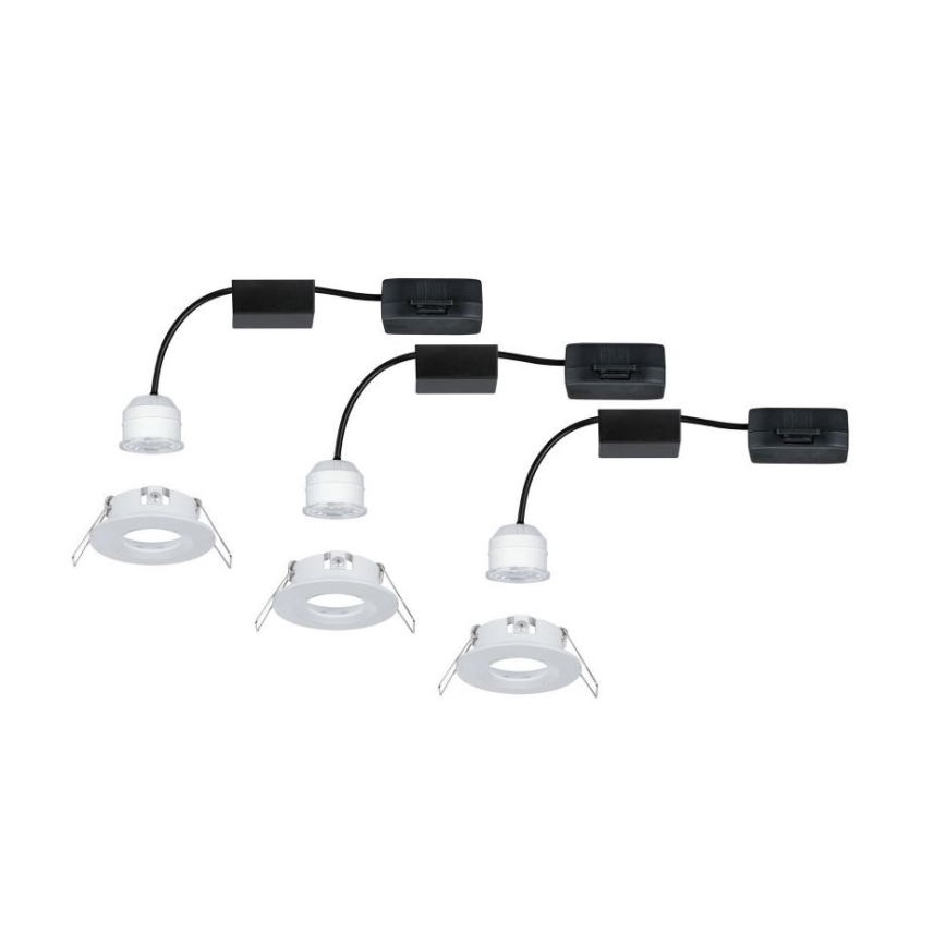 Paulmann 94299 - SETTI 3xLED/4W IP44 Kylpyhuoneen upotettu valo NOVA 230V