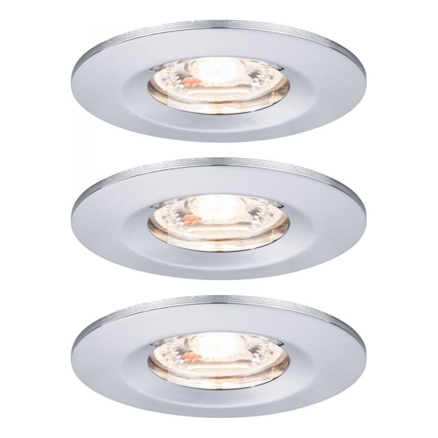Paulmann 94303 - SETTI 3xLED/4W IP44 Kylpyhuoneen upotettu valo COIN 230V