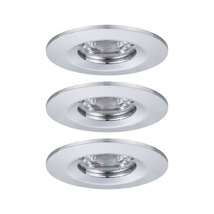 Paulmann 94303 - SETTI 3xLED/4W IP44 Kylpyhuoneen upotettu valo COIN 230V