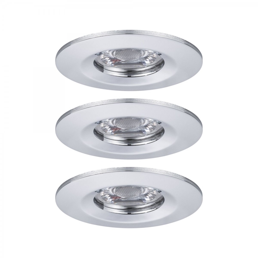 Paulmann 94303 - SETTI 3xLED/4W IP44 Kylpyhuoneen upotettu valo COIN 230V