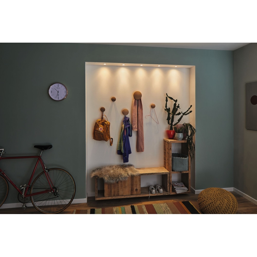 Paulmann 94304 - LED/4W IP44 Kylpyhuoneen upotettu valo COIN 230V