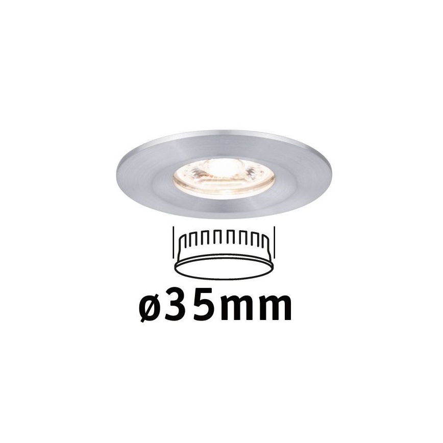 Paulmann 94304 - LED/4W IP44 Kylpyhuoneen upotettu valo COIN 230V