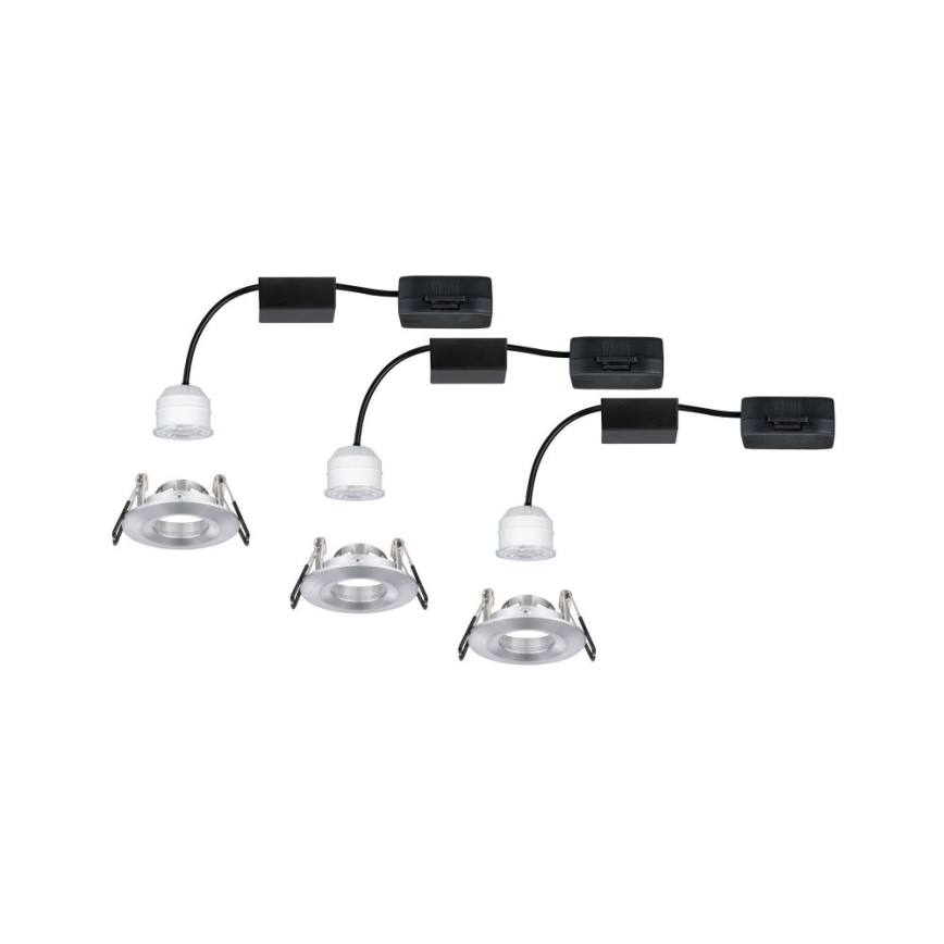 Paulmann 94305 - SETTI 3xLED/4W IP44 Kylpyhuoneen upotettu valo NOVA 230V