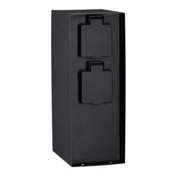 Paulmann 94313 - Ulkopistorasiapylväs RIO 4Z SCHUKO 230V IP44