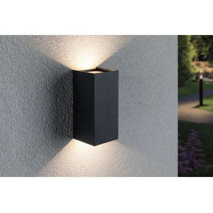 Paulmann 94325 - 2xLED/6,5W IP44 Ulkoseinävalo FLAME 230V
