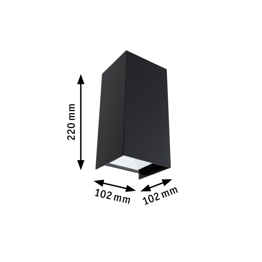 Paulmann 94325 - 2xLED/6,5W IP44 Ulkoseinävalo FLAME 230V