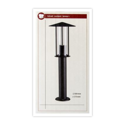 Paulmann 94397 - 1xE27/60W IP44 Ulkovalaisin CLASSIC 230V