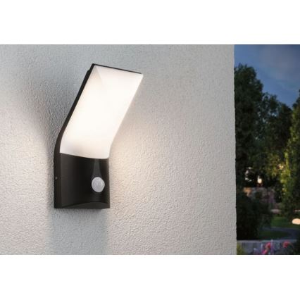 Paulmann 94402 - LED/10W IP44 Ulkovalo anturilla ADYA 230V