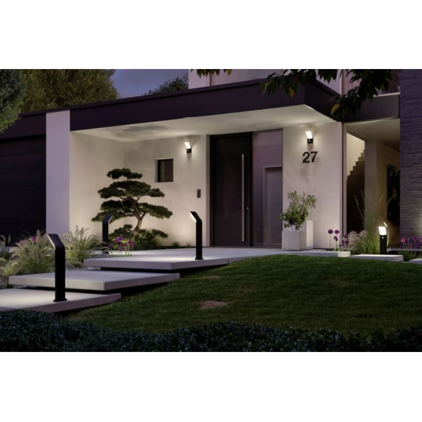 Paulmann 94402 - LED/10W IP44 Ulkovalo anturilla ADYA 230V