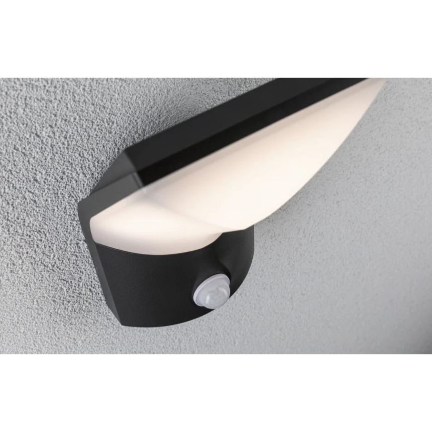 Paulmann 94402 - LED/10W IP44 Ulkovalo anturilla ADYA 230V
