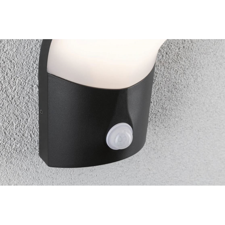 Paulmann 94402 - LED/10W IP44 Ulkovalo anturilla ADYA 230V